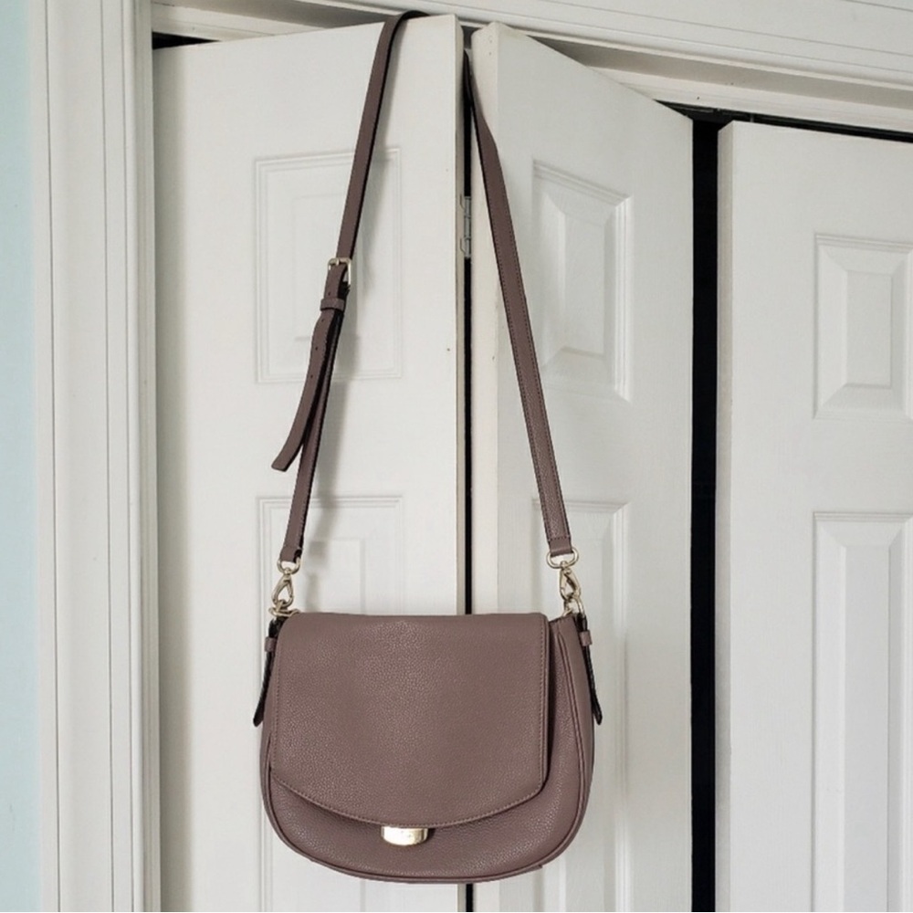 Kate Spade Elegant Taupe Crossbody Bag